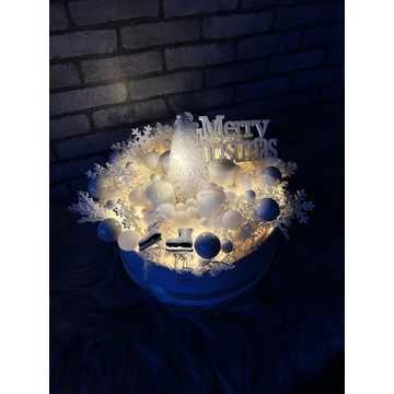 Beépített LED világítás ajándék boxba