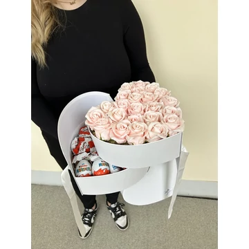 Kinder csoki édesség Box - közepes