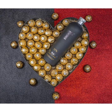 Szív alakú ital Box XL-es méret: Ferrero Rocher + Tátratea