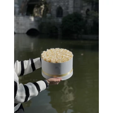 Örökrózsa Box, ajándék doboz 22x17 cm barack Örökrózsa Box, ajándék doboz 22x17 cm barack