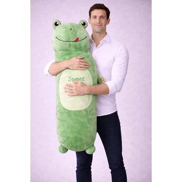 Min-Frog ミニフロッグ 110 cm fekvő plüss ajándék