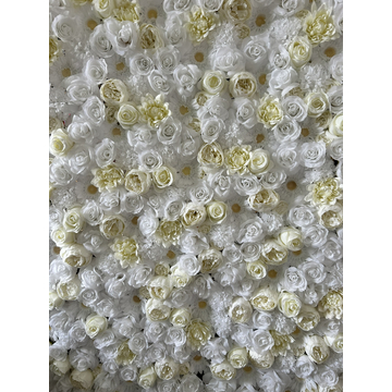Bérelhető virágfal fehér 200x200 cm