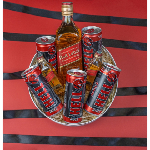 Drink Box: Johnnie Walker whisky + Hell Energy